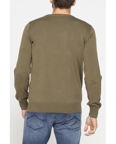 MAGLIONE GIROCOLLO IN PREGIATO CALDO COTONE