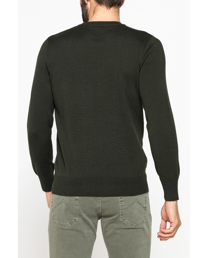 MAGLIONE GIROCOLLO IN PREGIATO CALDO COTONE