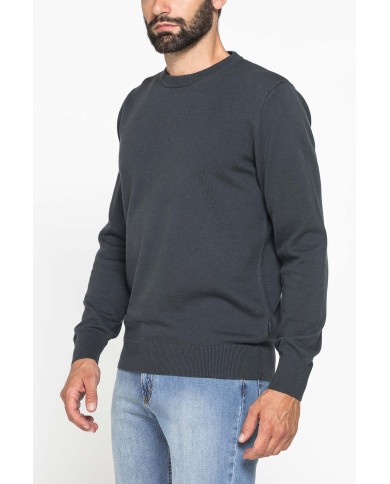 MAGLIONE GIROCOLLO IN PREGIATO CALDO COTONE