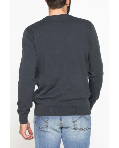 MAGLIONE GIROCOLLO IN PREGIATO CALDO COTONE