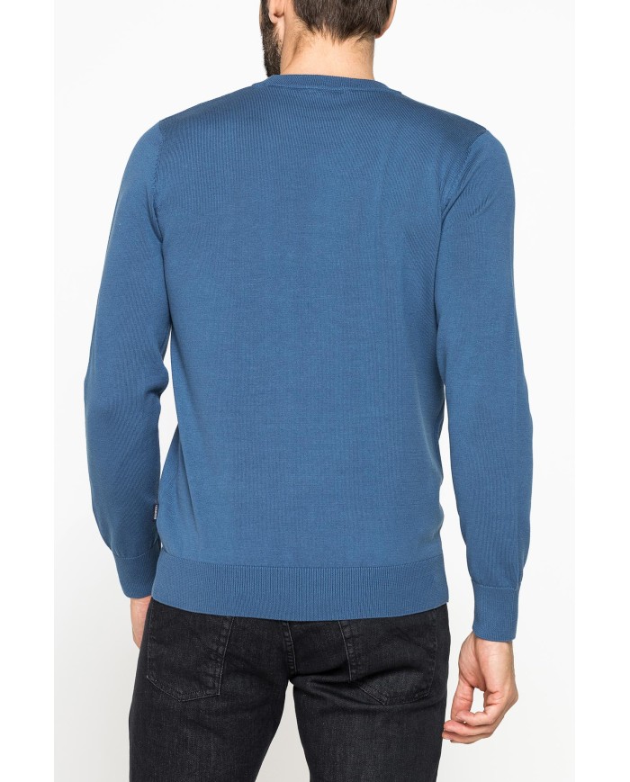 MAGLIONE GIROCOLLO IN PREGIATO CALDO COTONE