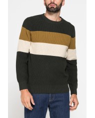 MAGLIONE A COSTA INGLESE IN PREGIATO CALDO COTONE