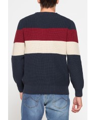 MAGLIONE A COSTA INGLESE IN PREGIATO CALDO COTONE