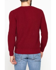 MAGLIONE A COSTA INGLESE IN PREGIATO CALDO COTONE
