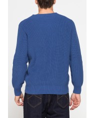 MAGLIONE A COSTA INGLESE IN PREGIATO CALDO COTONE