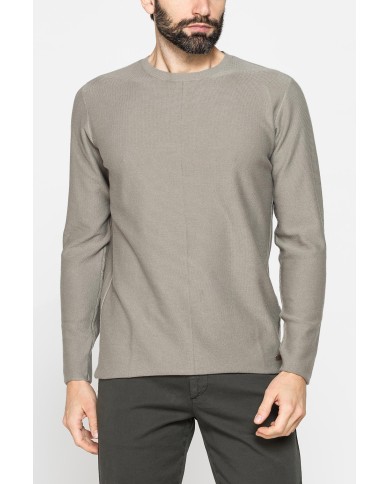 MAGLIA GIROCOLLO A TAGLIO VIVO E FONDO DRITTO