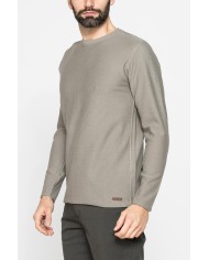 MAGLIA GIROCOLLO A TAGLIO VIVO E FONDO DRITTO