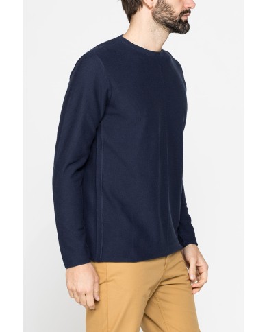 MAGLIA GIROCOLLO A TAGLIO VIVO E FONDO DRITTO