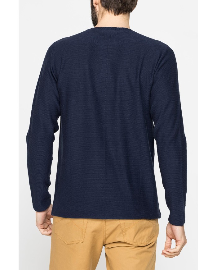 MAGLIA GIROCOLLO A TAGLIO VIVO E FONDO DRITTO