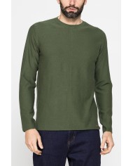 MAGLIA GIROCOLLO A TAGLIO VIVO E FONDO DRITTO