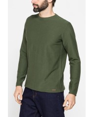 MAGLIA GIROCOLLO A TAGLIO VIVO E FONDO DRITTO