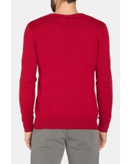 MAGLIA SCOLLO A V IN COTONE  ORGANICO