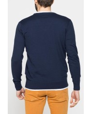 MAGLIA SCOLLO A V IN COTONE  ORGANICO