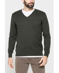 MAGLIA SCOLLO A V IN COTONE  ORGANICO