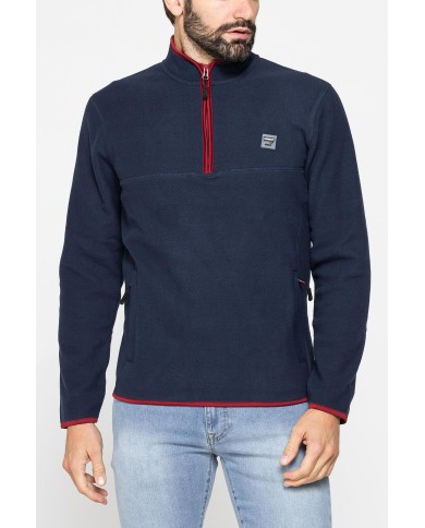 PILE MEZZA ZIP CON TASCHE INSERITE SUI LATI