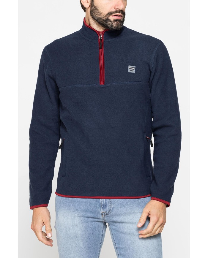 PILE MEZZA ZIP CON TASCHE INSERITE SUI LATI