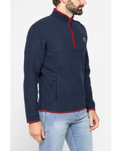 PILE MEZZA ZIP CON TASCHE INSERITE SUI LATI