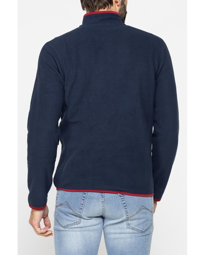 PILE MEZZA ZIP CON TASCHE INSERITE SUI LATI