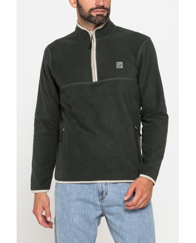 PILE MEZZA ZIP CON TASCHE INSERITE SUI LATI