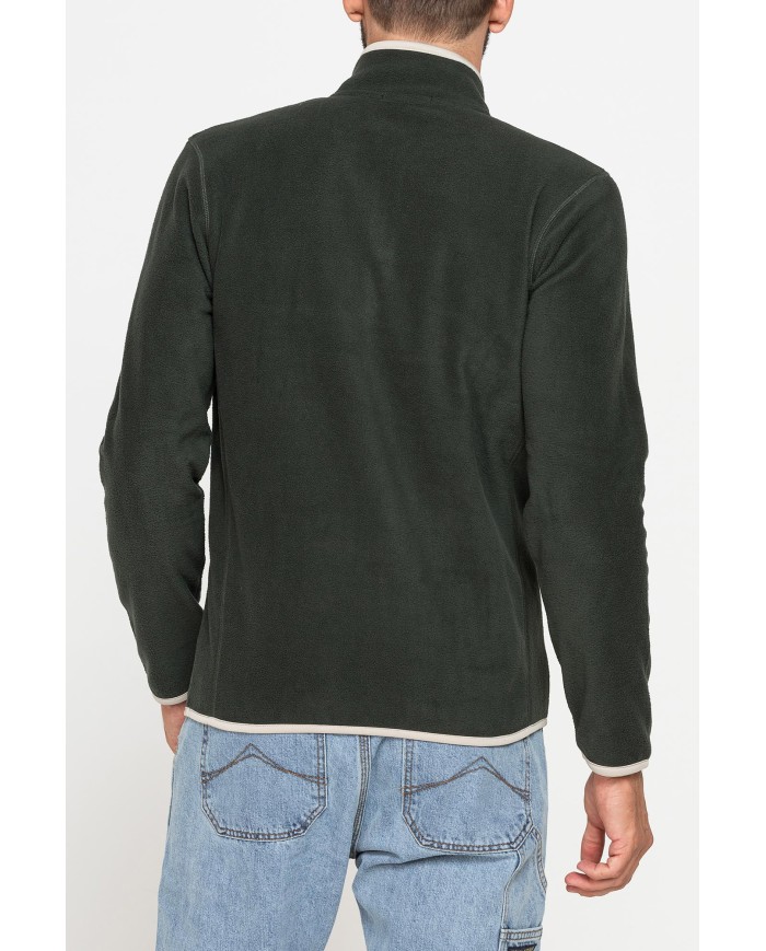 PILE MEZZA ZIP CON TASCHE INSERITE SUI LATI