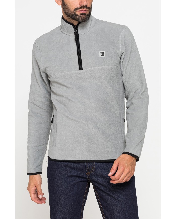 PILE MEZZA ZIP CON TASCHE INSERITE SUI LATI