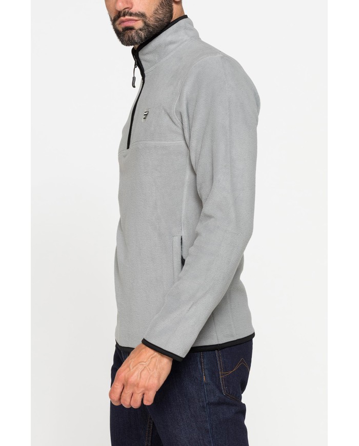 PILE MEZZA ZIP CON TASCHE INSERITE SUI LATI