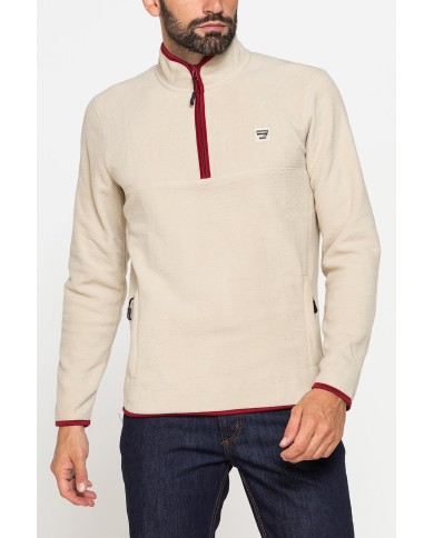 PILE MEZZA ZIP CON TASCHE INSERITE SUI LATI