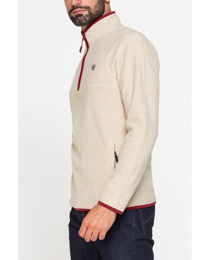 PILE MEZZA ZIP CON TASCHE INSERITE SUI LATI