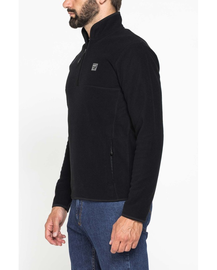 PILE MEZZA ZIP CON TASCHE INSERITE SUI LATI