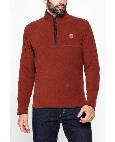 PILE MEZZA ZIP CON TASCHE INSERITE SUI LATI