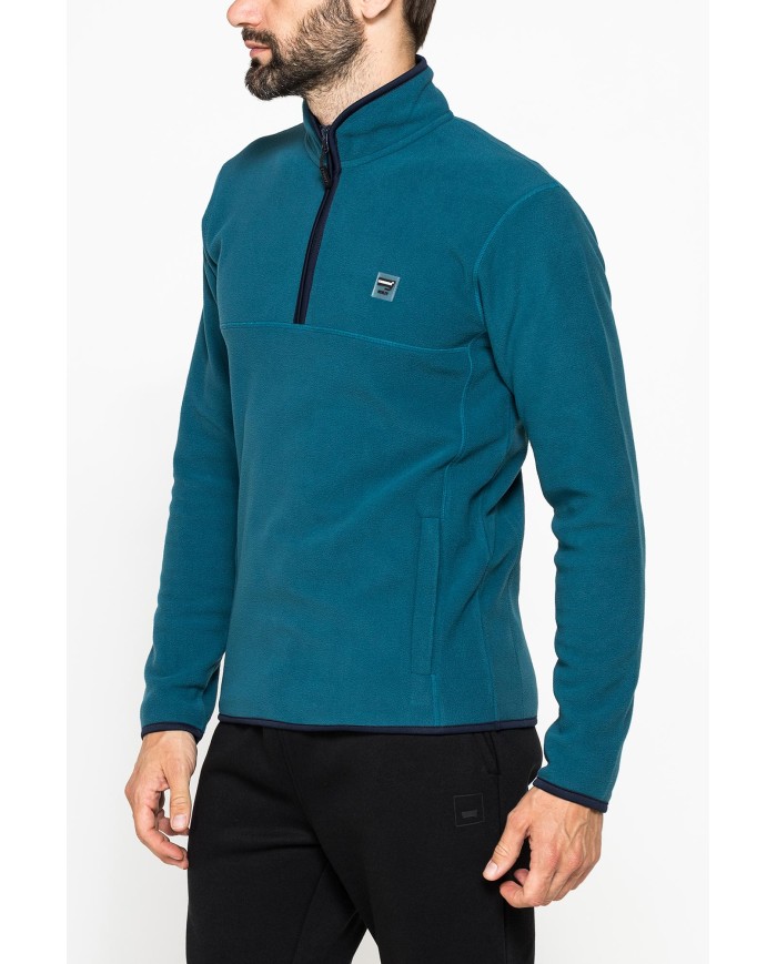 PILE MEZZA ZIP CON TASCHE INSERITE SUI LATI