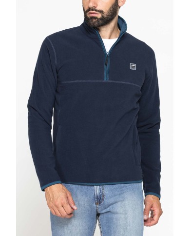 PILE MEZZA ZIP CON TASCHE INSERITE SUI LATI