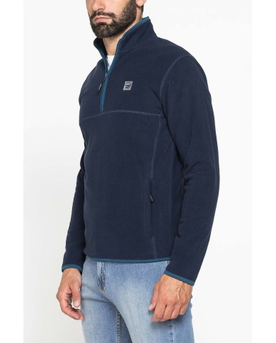 PILE MEZZA ZIP CON TASCHE INSERITE SUI LATI