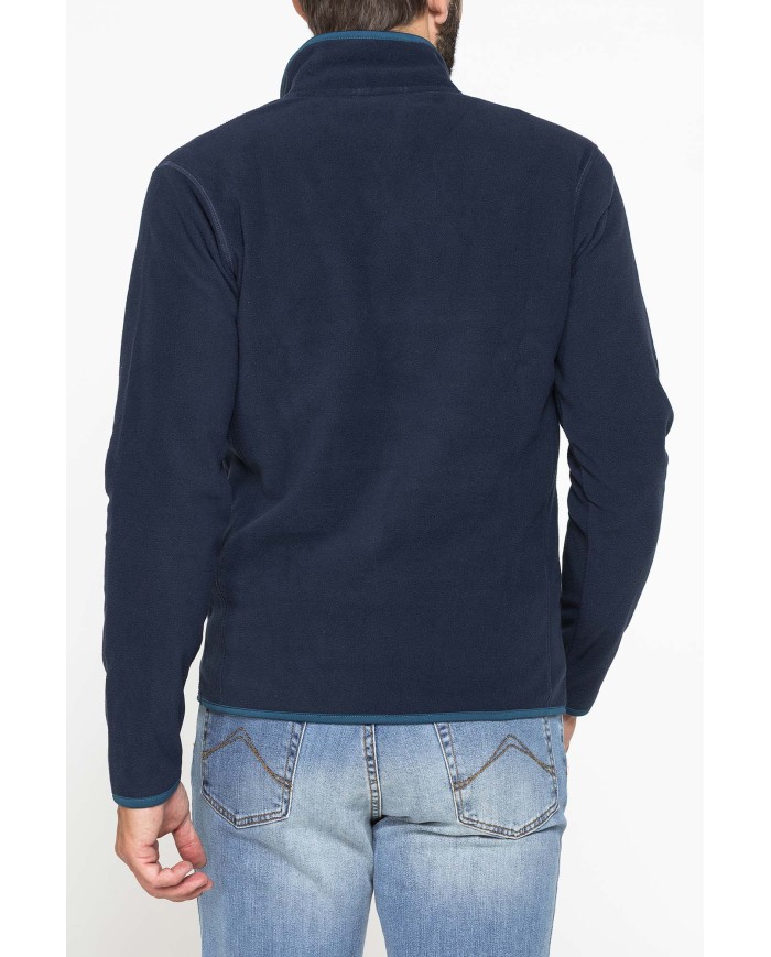 PILE MEZZA ZIP CON TASCHE INSERITE SUI LATI