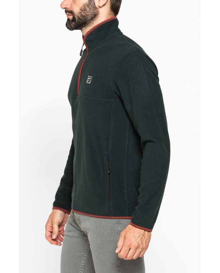 PILE MEZZA ZIP CON TASCHE INSERITE SUI LATI