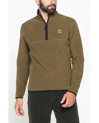 PILE MEZZA ZIP CON TASCHE INSERITE SUI LATI