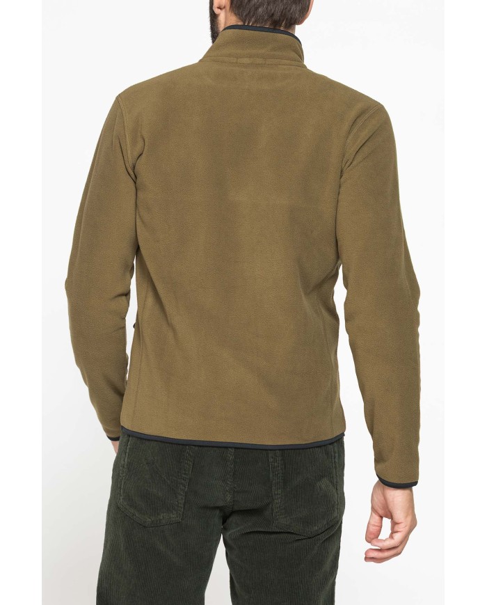 PILE MEZZA ZIP CON TASCHE INSERITE SUI LATI