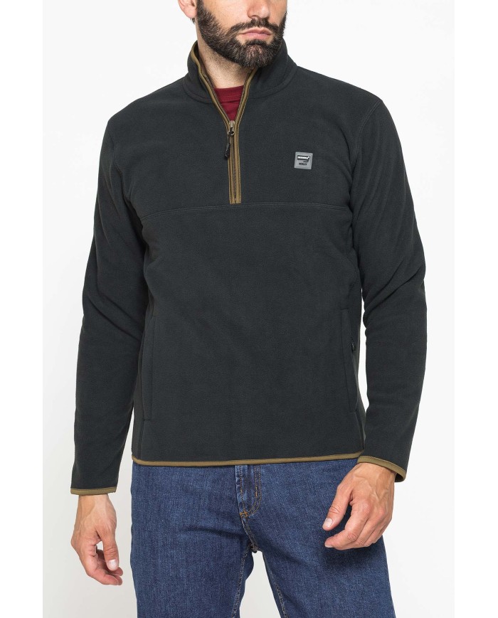 PILE MEZZA ZIP CON TASCHE INSERITE SUI LATI