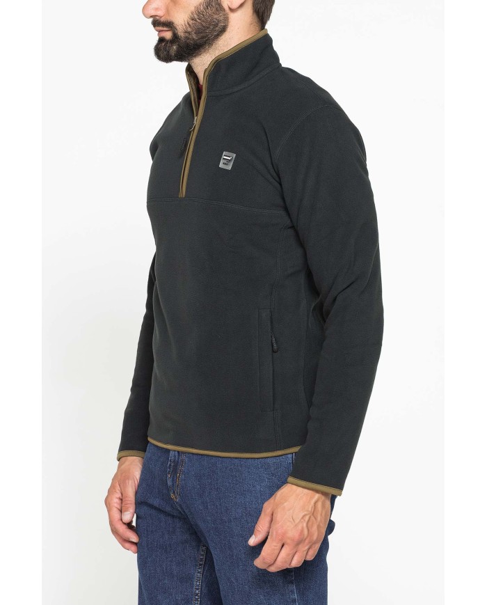 PILE MEZZA ZIP CON TASCHE INSERITE SUI LATI