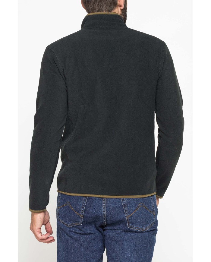 PILE MEZZA ZIP CON TASCHE INSERITE SUI LATI