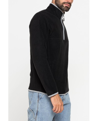 PILE MEZZA ZIP CON TASCHE INSERITE SUI LATI