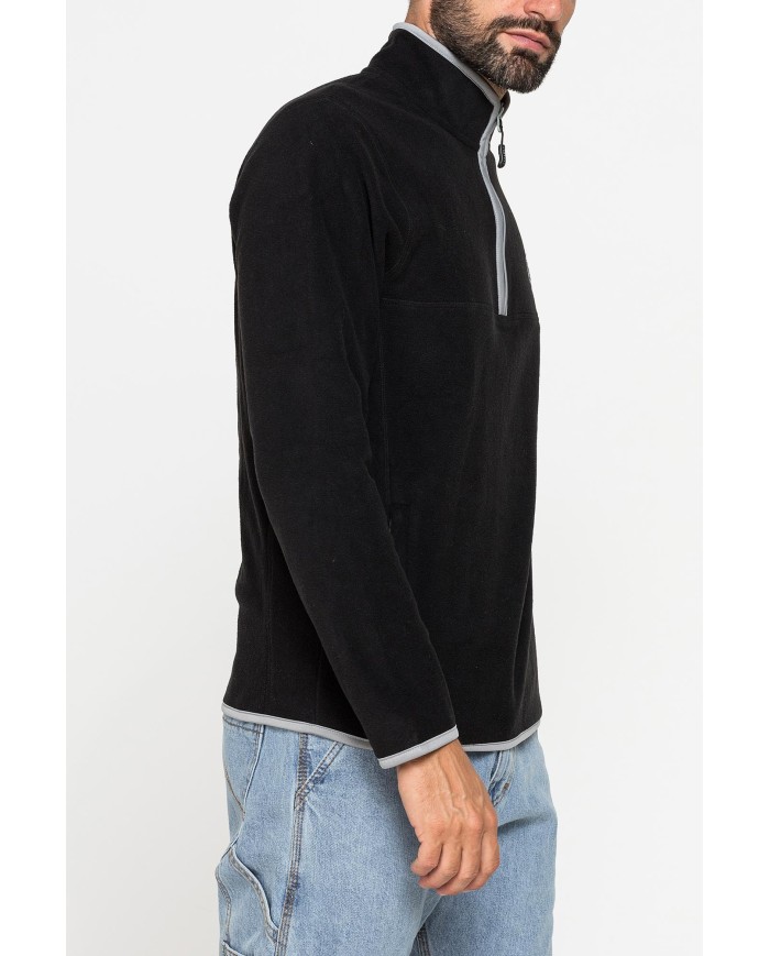 PILE MEZZA ZIP CON TASCHE INSERITE SUI LATI