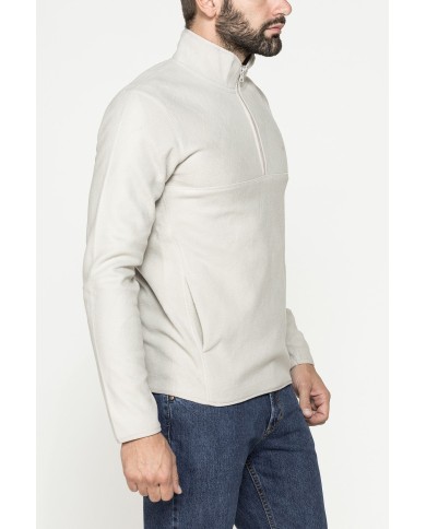 PILE MEZZA ZIP CON TASCHE INSERITE SUI LATI