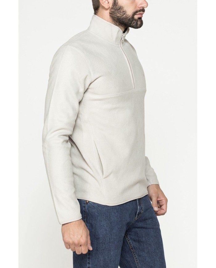 PILE MEZZA ZIP CON TASCHE INSERITE SUI LATI