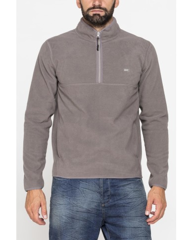 PILE MEZZA ZIP CON TASCHE INSERITE SUI LATI