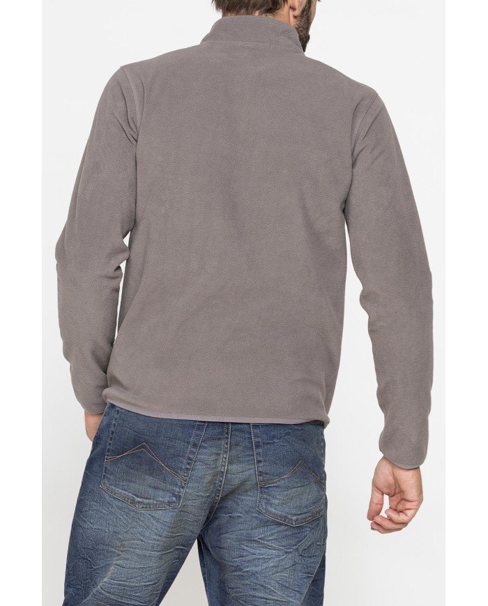 PILE MEZZA ZIP CON TASCHE INSERITE SUI LATI