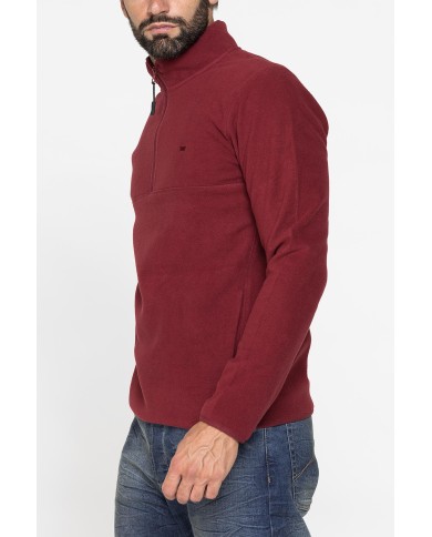 PILE MEZZA ZIP CON TASCHE INSERITE SUI LATI