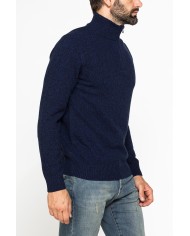 MAGLIA A MEZZA ZIP REALIZZATA IN LAMBSWOOL