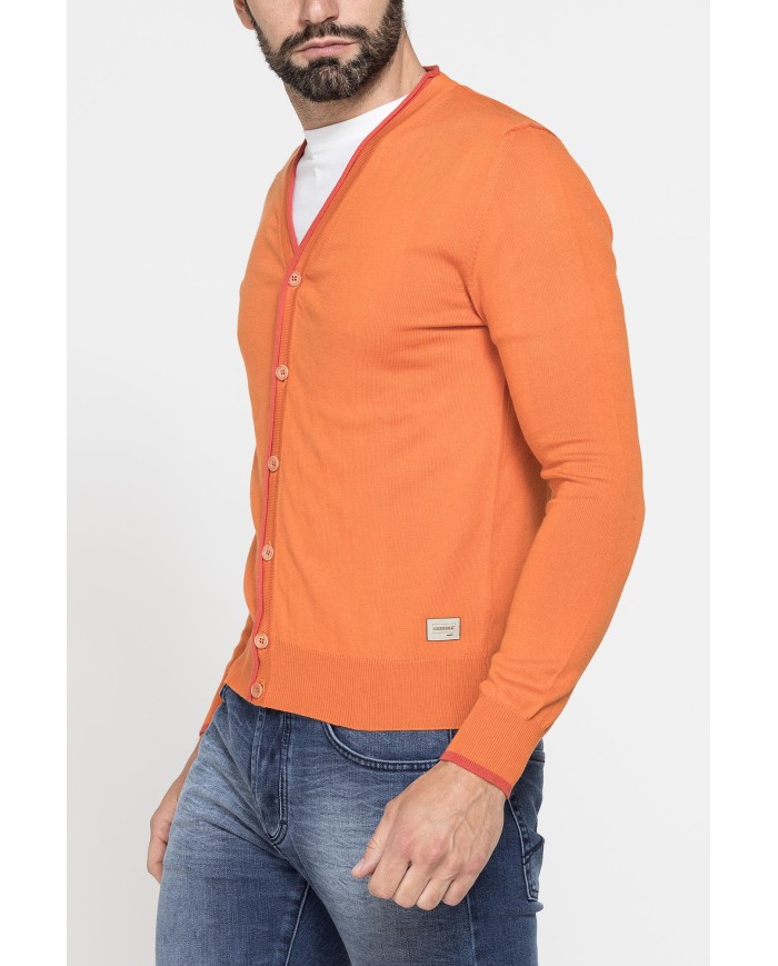 CARDIGAN COTONE FIAMMATO