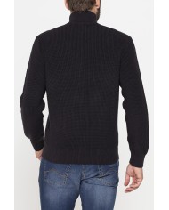 CARDIGAN IN MAGLIA A COSTA INGLESE IN  CALDO COTONE